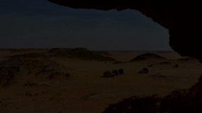 Une reconstition 3D d'un abri orné du Sahara égyptien 